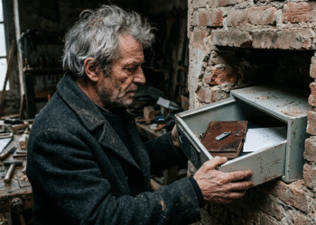После смерти жены я нашёл замурованный сейф